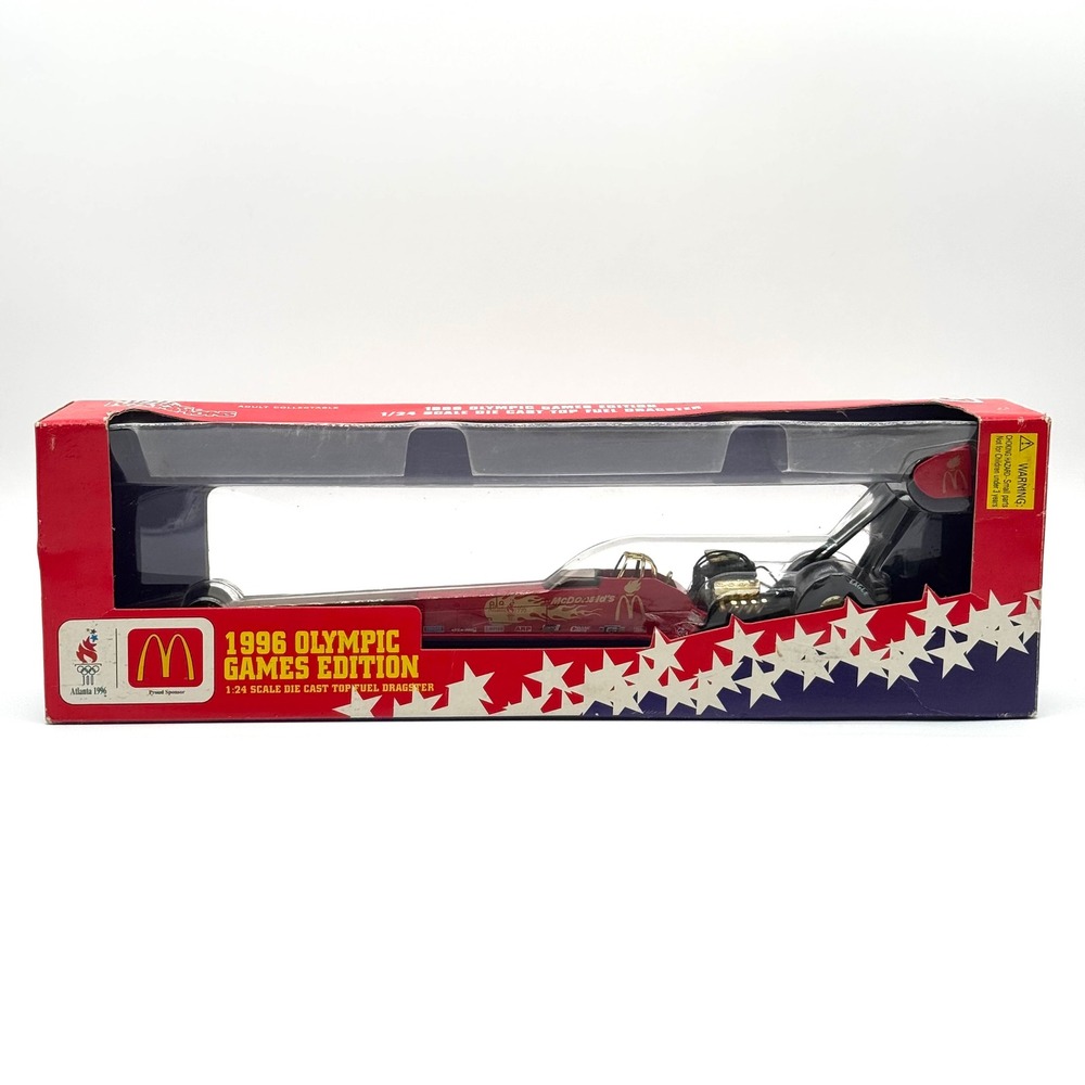 Racing Champions McDonald's 1996 Olympicsβ 1:24 Scale Die-Cast Dragster NIB